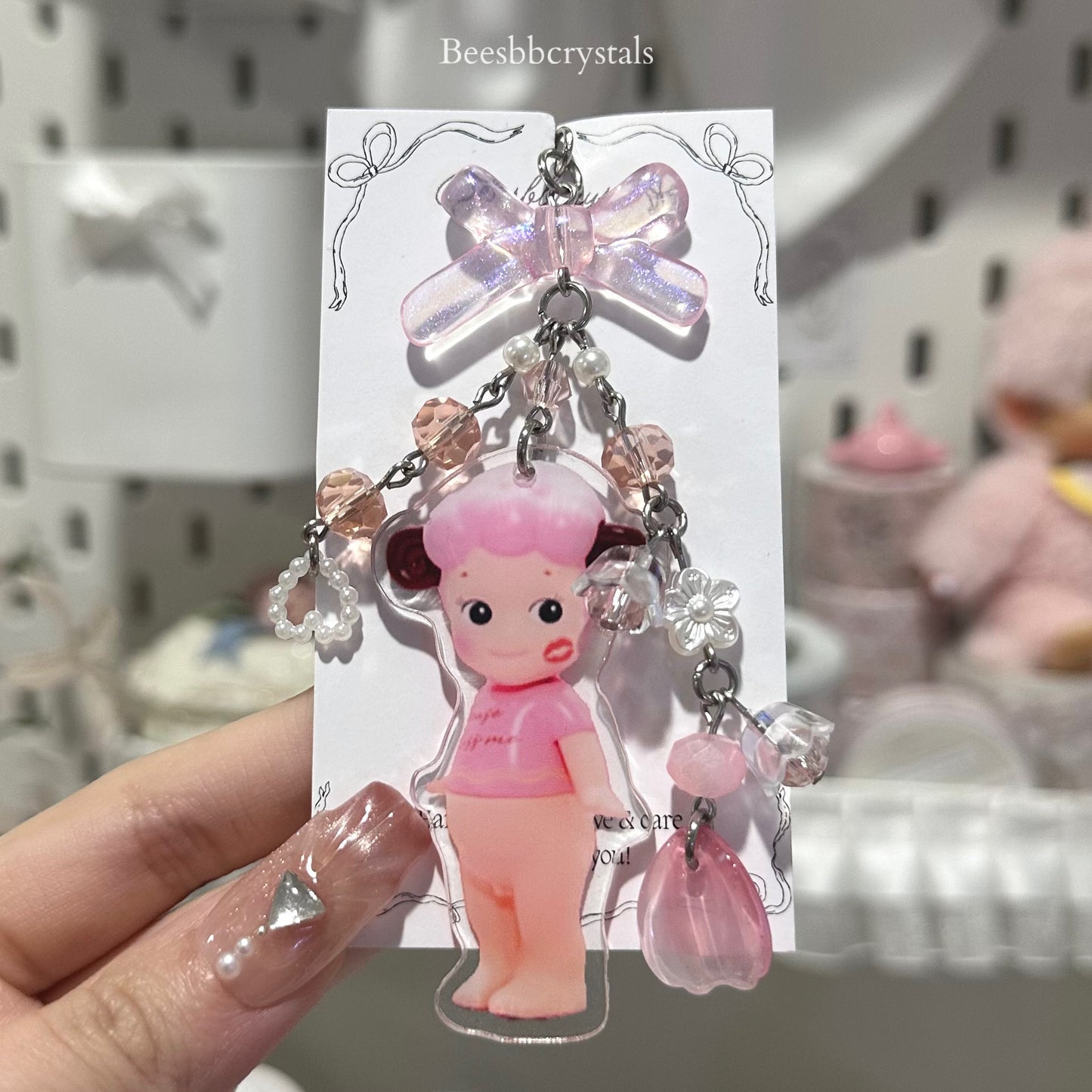 Pink Sheep Charm