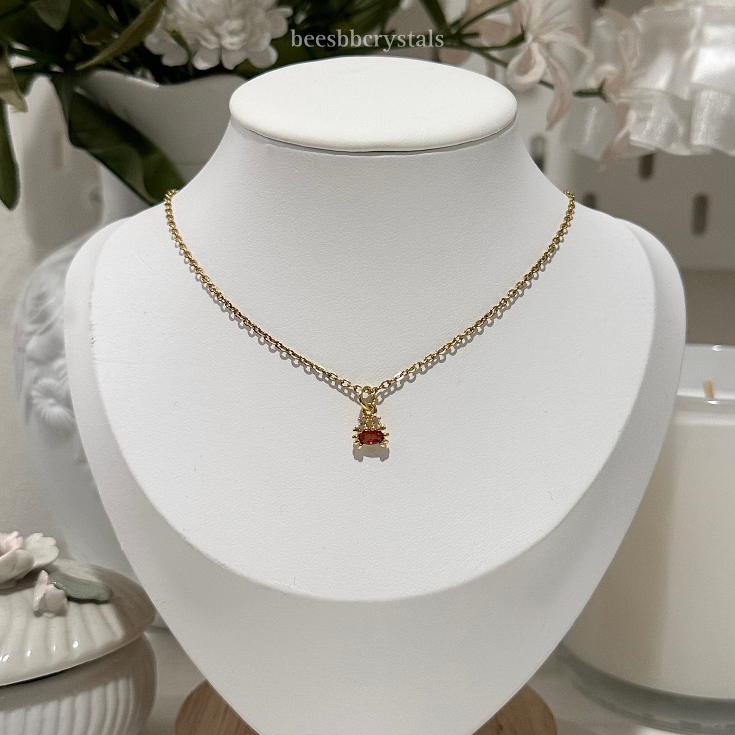 Crab Charm Necklace