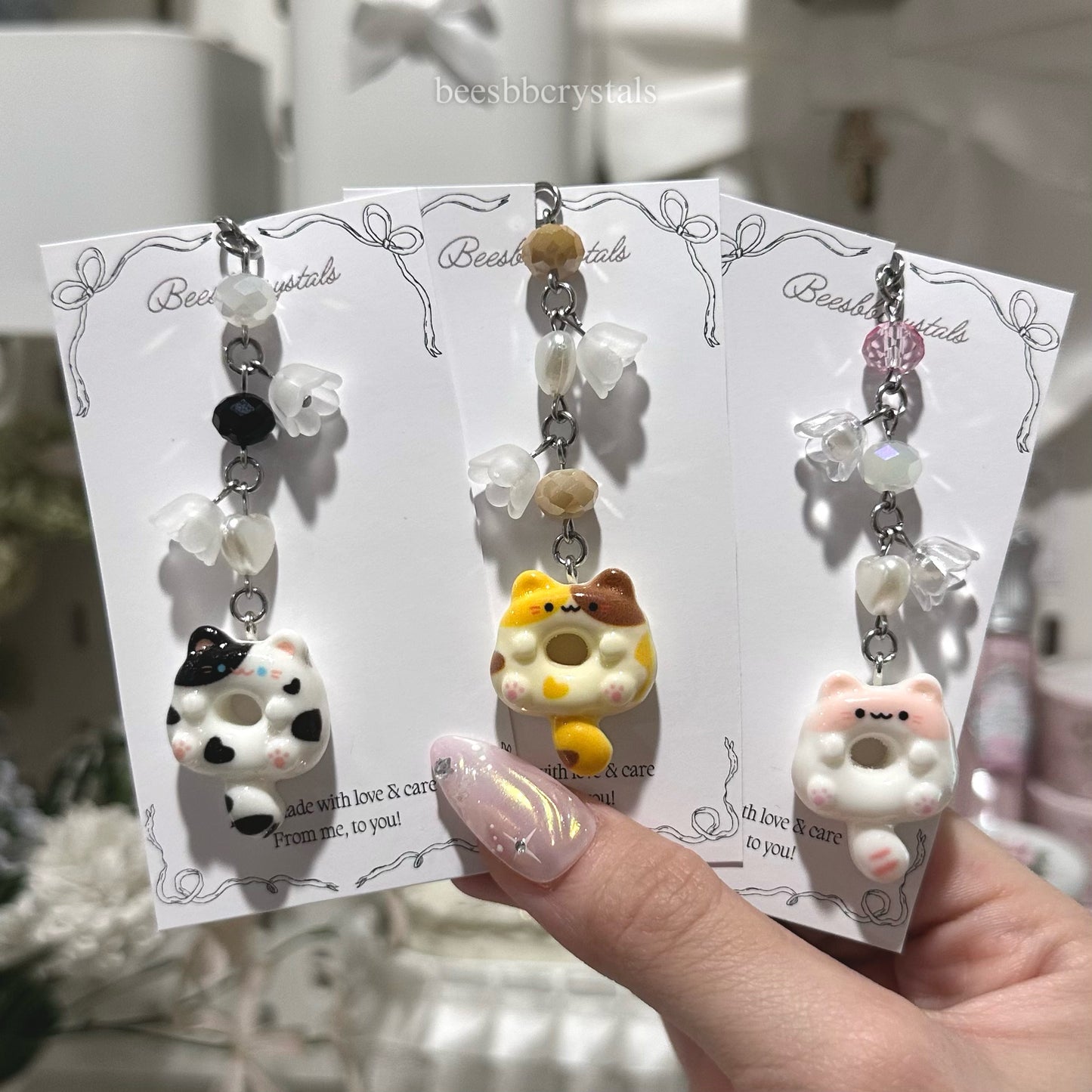 Donut Cat Charms