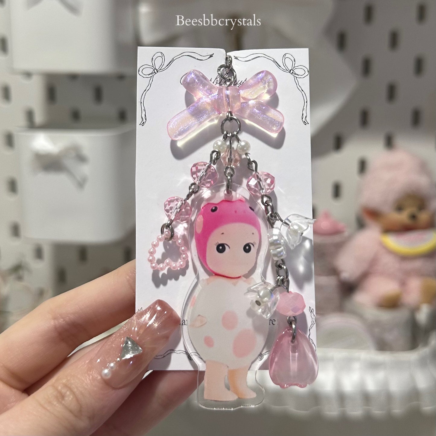Pink Egg Charm