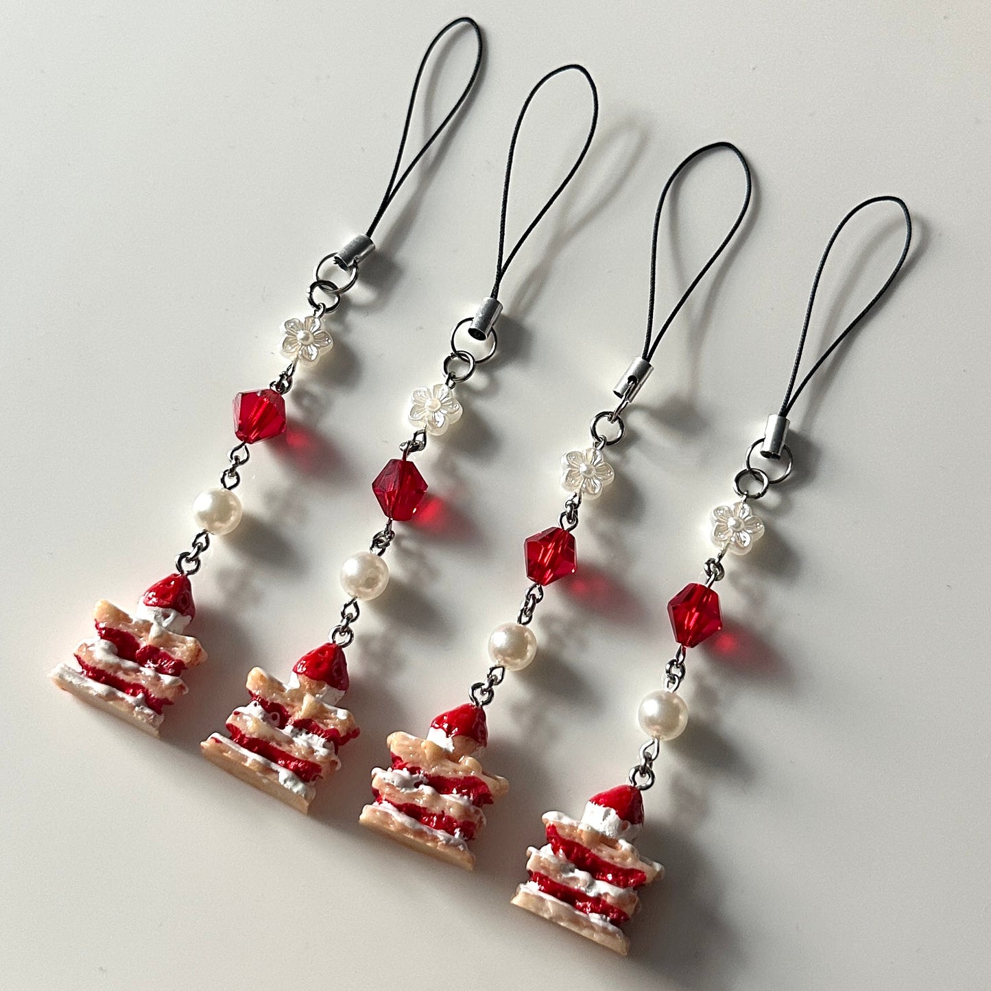 Strawberry Cake phone / bag charm