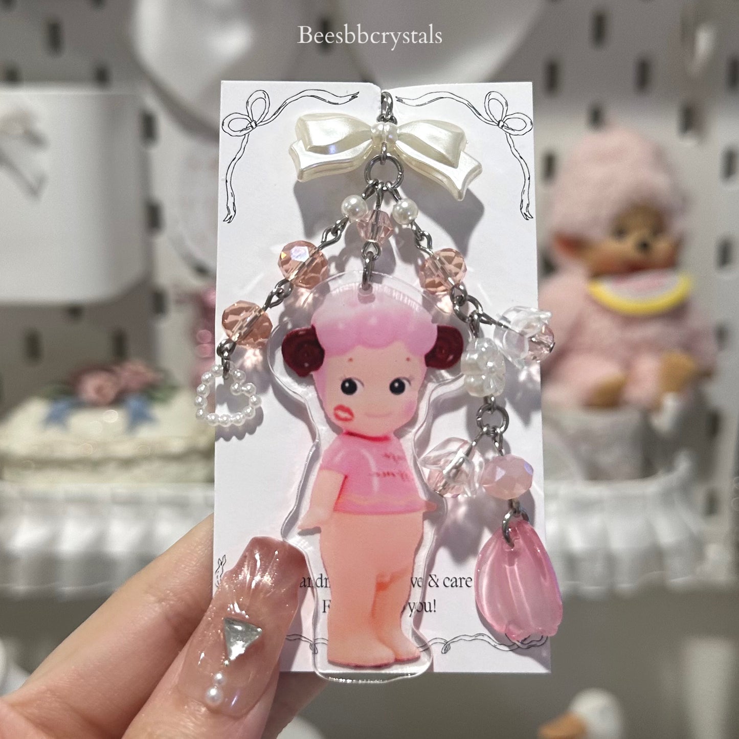 Pink Sheep Charm