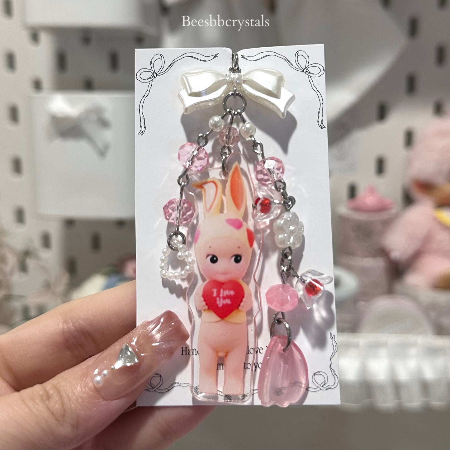 Bunny Heart Charm