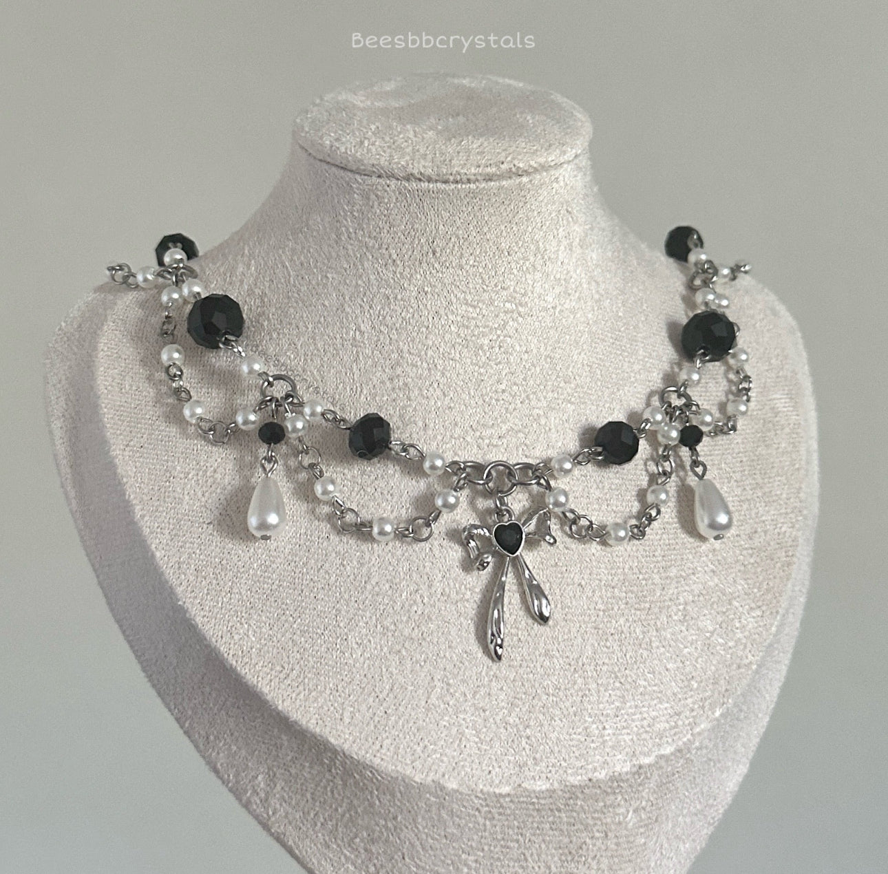 Black ‘Little Fairy’ necklace