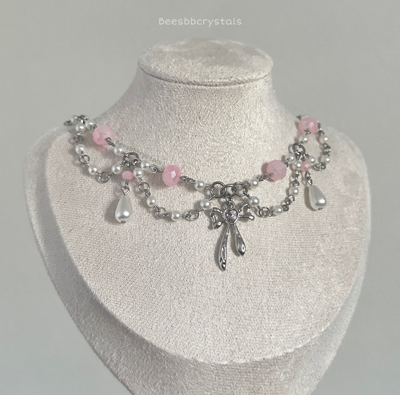 Pink ‘Little Fairy’ necklace