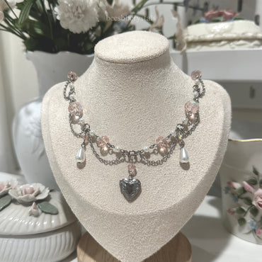 ‘Odette’ Locket Silver (Heart shaped locket)