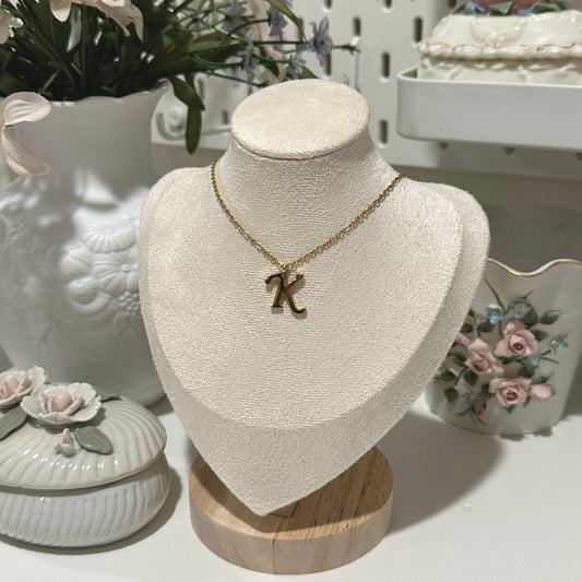 Initial necklaces (304 stainless steel)