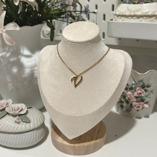 Initial necklaces (304 stainless steel)