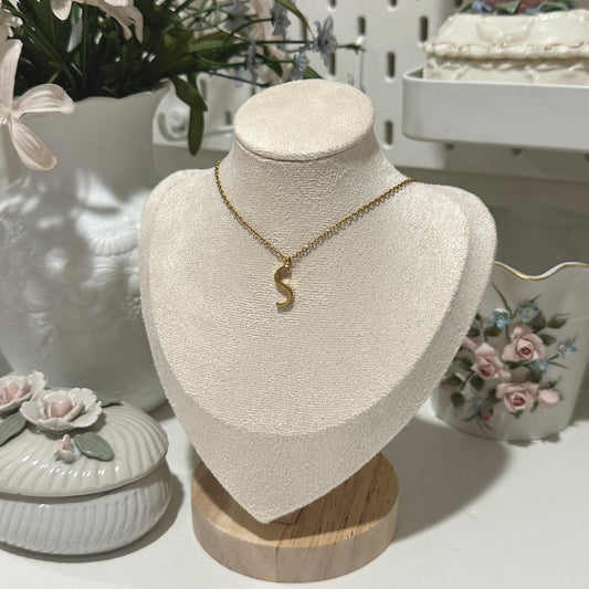 Initial necklaces (304 stainless steel)