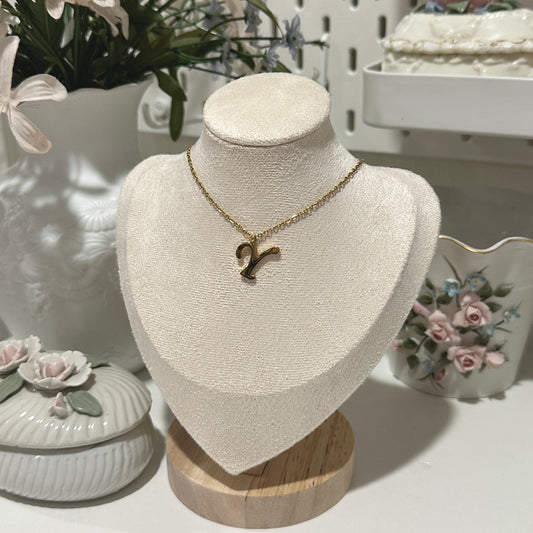 Initial necklaces (304 stainless steel)