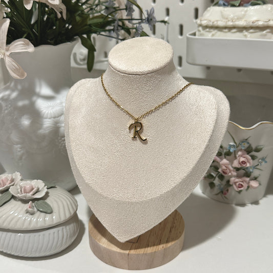 Initial necklaces (304 stainless steel)