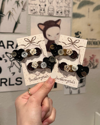 Brownie Hairclips