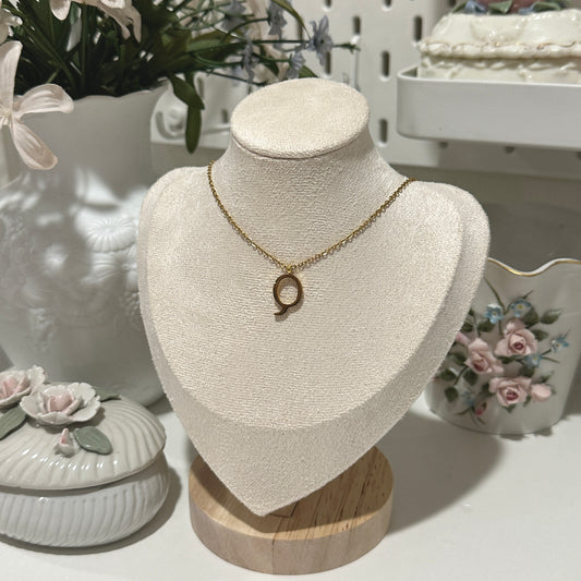 Initial necklaces (304 stainless steel)