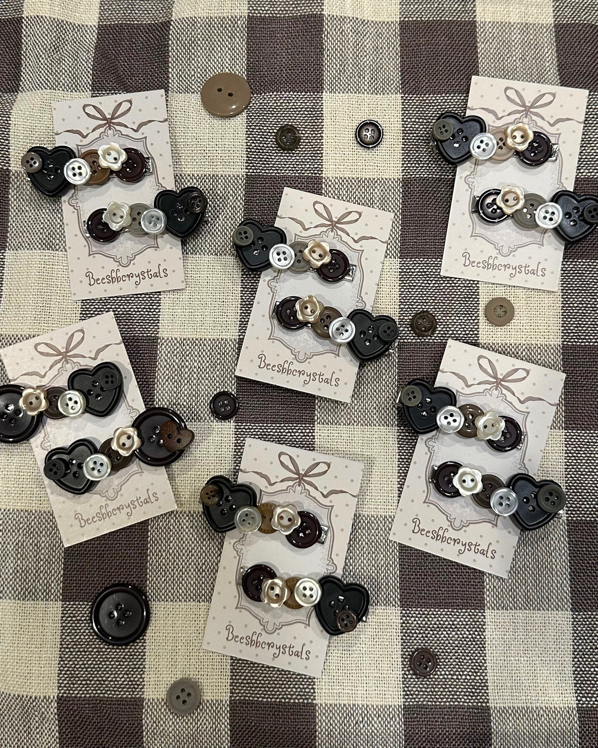 Brownie Hairclips