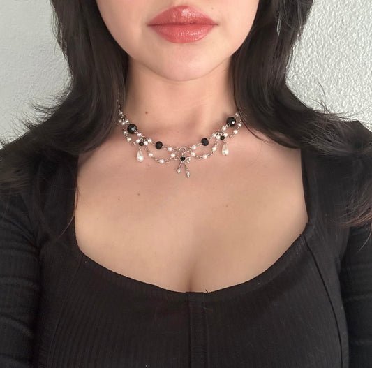 Black ‘Little Fairy’ necklace