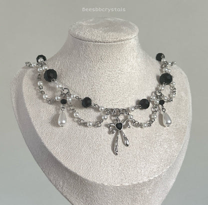 Black ‘Little Fairy’ necklace