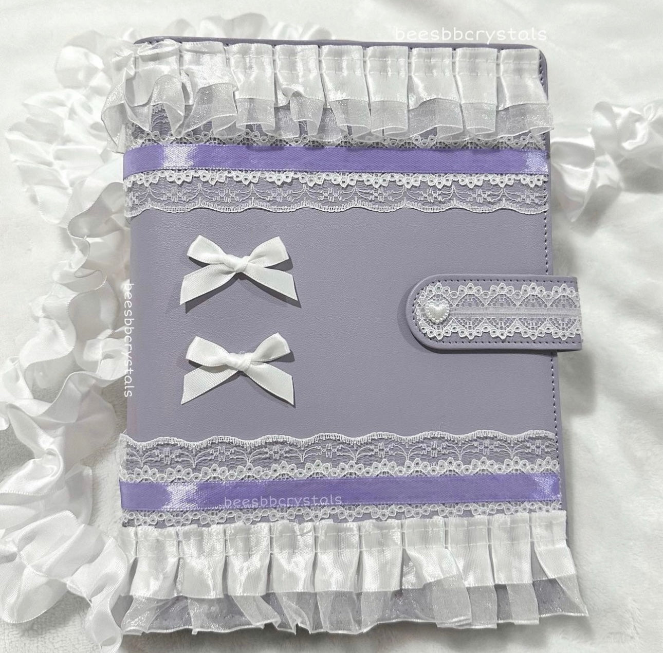 “Brigette” in purple | Decorated Binder