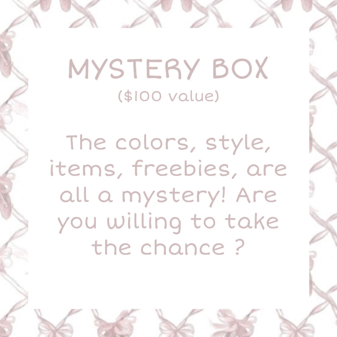 MYSTERY BOX