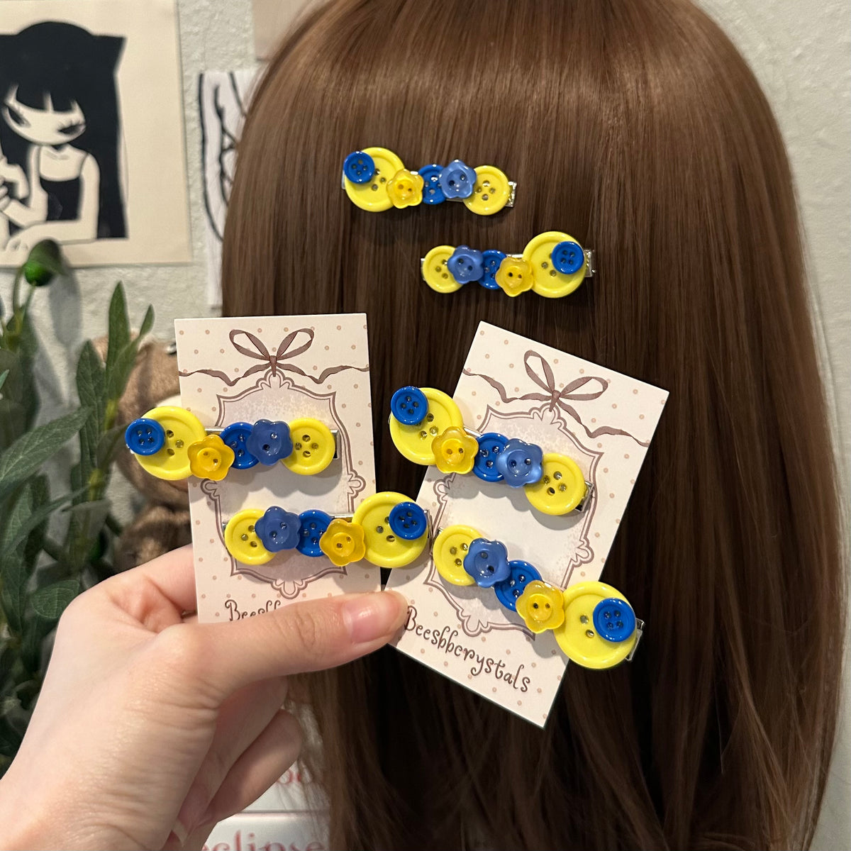 Themed Hairclip Set
